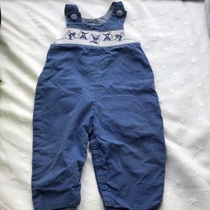 Blue smocked Longall